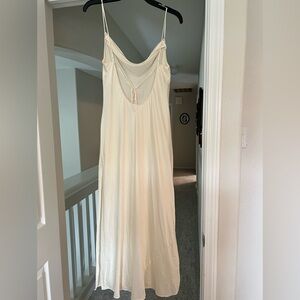 Victoria's Secret Cream Silk gown